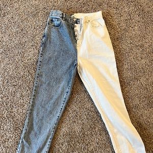 Pac sun two toned jeans